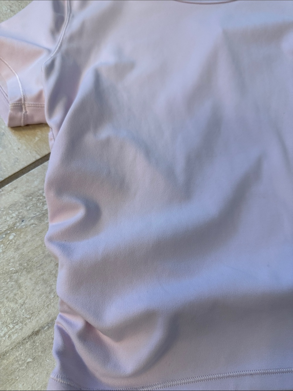 Lululemon All It Takes Nulu Short-Sleeve
T-Shirt Meadowsweet Pink. Size 6 - Picture 8 of 16